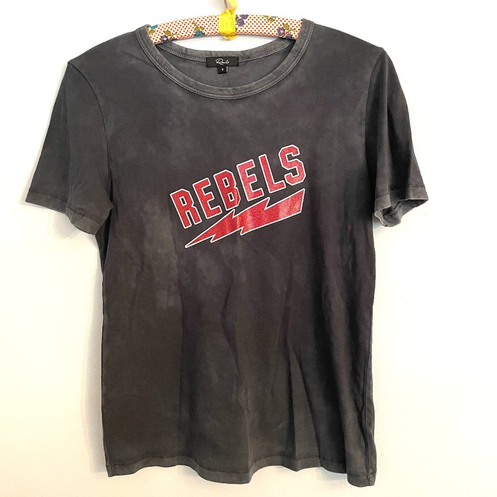 Rails “Rebels” Glitter Graphic Crew Neck Tee